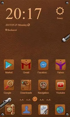 Leather ZERO Launcher android App screenshot 2